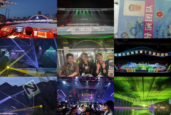 1000mW Laser Show con modulo di scanner XY ad alta velocità e sistema di raffreddamento