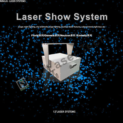 Temperature resistenti -40°C-60°C Luce laser di stadio con colore laser rosso e tensione di uscita DC12V 1A