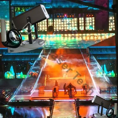 High Speed Step Motor Scan System DJ Disco Luci laser 100mW per l'illuminazione dei night club