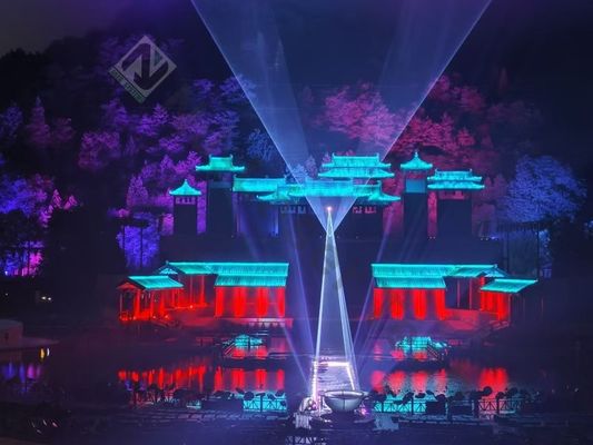 Club notturni Illuminazione laser Ingegneria Materiale di alloggiamento in lega di alluminio con tecnologia e design di raffreddamento dei ventilatori