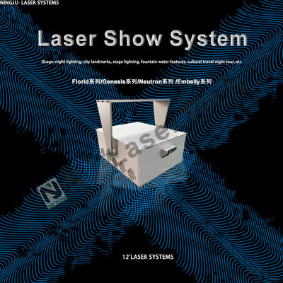 Temperature resistenti -40°C-60°C Luce laser di stadio con colore laser rosso e tensione di uscita DC12V 1A