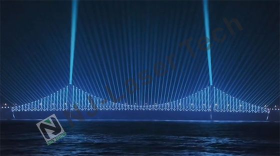 Proiettore di luce laser RGB da 120 W per uso a lungo termine in locali notturni e bar