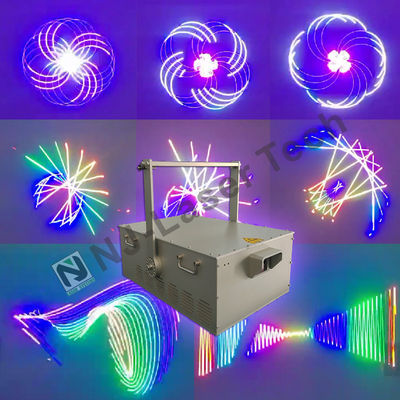 Club notturni Illuminazione laser Ingegneria Materiale di alloggiamento in lega di alluminio con tecnologia e design di raffreddamento dei ventilatori