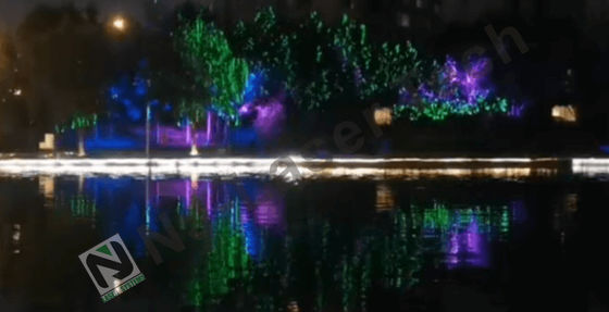 Illuminazione regolabile di fontana arcobaleno multi colore Per prestazioni da 110-240V