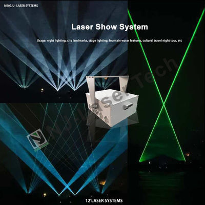 Illuminazione di ingegneria laser con Strobe 1-25Hz DMX512 Control Mode e opzioni di montaggio di supporti appesi per industria