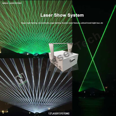 Sistema di illuminazione laser personalizzabile con Strobe 1-25Hz e certificazioni RoHS
