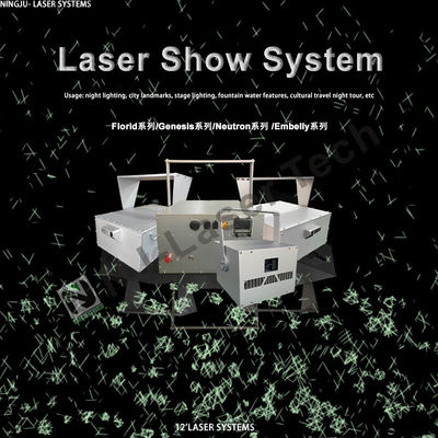 10°C-35°C Temperatura Brillante Laser Show con illuminazione RGB