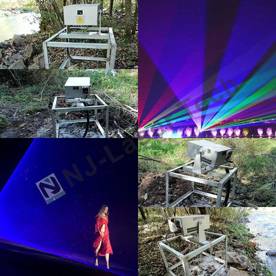 Illuminazione di ingegneria laser con Strobe 1-25Hz DMX512 Control Mode e opzioni di montaggio di supporti appesi per industria