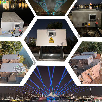 Illuminazione di ingegneria laser con Strobe 1-25Hz DMX512 Control Mode e opzioni di montaggio di supporti appesi per industria
