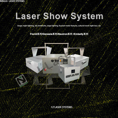 Illuminazione di ingegneria laser con Strobe 1-25Hz DMX512 Control Mode e opzioni di montaggio di supporti appesi per industria