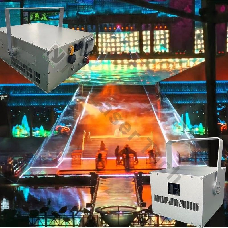 Temperature resistenti -40°C-60°C Luce laser di stadio con colore laser rosso e tensione di uscita DC12V 1A