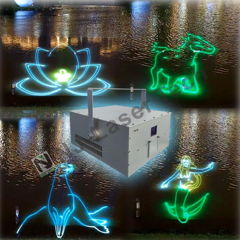 Personalizzabile 10W Full Color 3D Animation Laser Show Proiettore Risparmio energetico