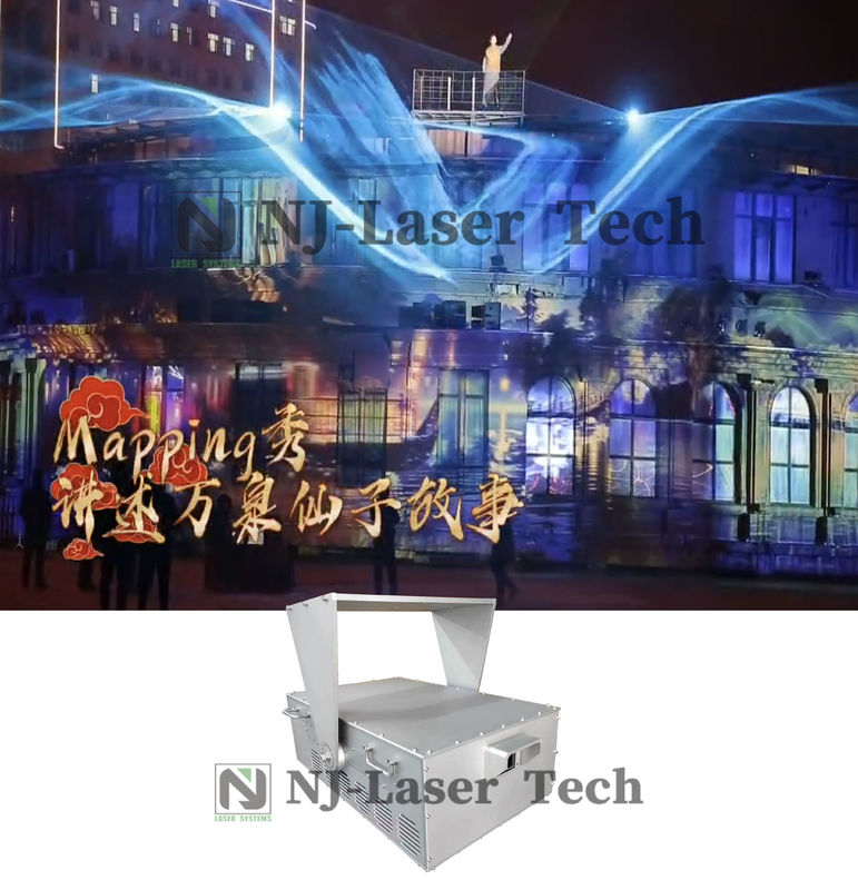 Proiettore di luce laser RGB da 120 W per uso a lungo termine in locali notturni e bar